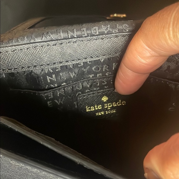 Kate Spade Newbury Lane Carsen Small Black Red Plaid Crossbody Bag - Picture 5 of 9